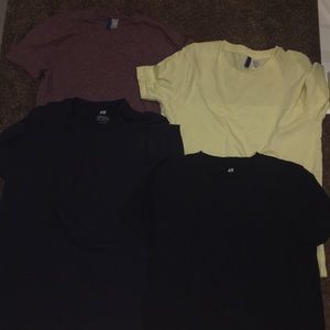 Mens H and M tee shirts